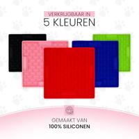 Eat Slow Live Longer Lick Mat Bones Pink - thumbnail