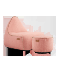 Cobana Lounge Chair & Pouf - thumbnail