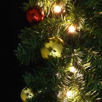 VidaXL Kerstslinger versierd met kerstballen en led-lampjes 5 m - thumbnail