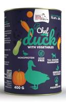 SYTA MICHA Chef Duck with vegetables - nat hondenvoer - 400g - thumbnail