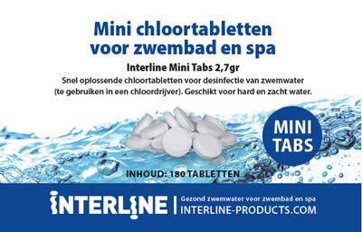 Interline chloortabletten Mini Tabs 180x
