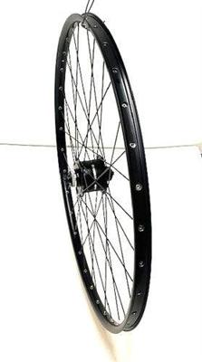 Shimano Voorwiel 28 inch 622 zwart zwarte spaak naafdynamo centerlock
