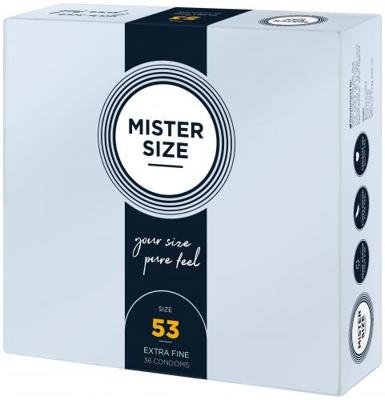 MISTER SIZE 53 - Gemiddelde Condooms Ultradun 36 stuks