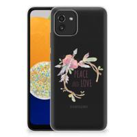 Samsung Galaxy A03 Telefoonhoesje met Naam Boho Text - thumbnail