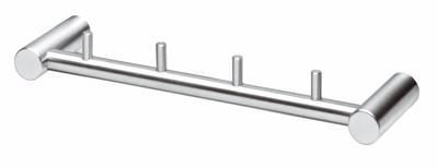 Intersteel Handdoekrek met 4 vaste pinnen rvs geborsteld