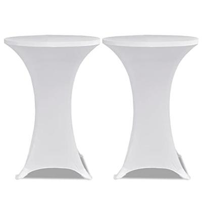 VidaXL Statafelhoes stretch ø80cm wit (2 stuks) VidaXL Statafelhoes stretch ø80cm wit (2 stuks)