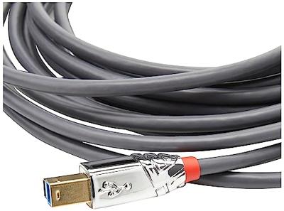 Lindy 36664 USB-kabel 5 m USB 3.2 Gen 1 (3.1 Gen 1) USB A USB B Grijs