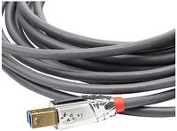 LINDY USB-kabel USB 3.2 Gen1 (USB 3.0 / USB 3.1 Gen1) USB-A stekker, USB-B stekker 5.00 m Grijs 36664 - thumbnail