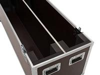 Roadinger Flightcase 2x LCD ZL65 voor 2 LCD schermen tot 65" - thumbnail