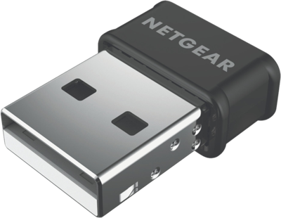 Netgear a6150 ac1200 wifi usb-adapter wlan adapter (zwart)