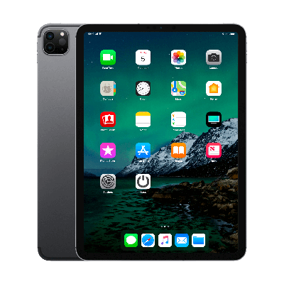 Refurbished iPad Pro 11 inch 2020 128 GB Space Gray Licht gebruikt