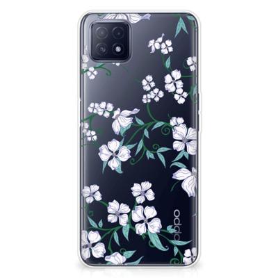 OPPO A53 5G | OPPO A73 5G Uniek | TPU Case | Blossom White
