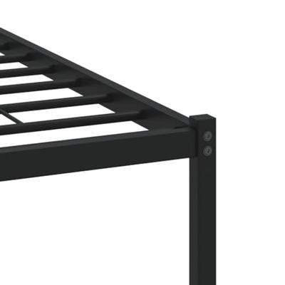 Bedframe met hoofdbord zonder matras bruin eiken 120x200 cm