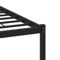 Bedframe met hoofdbord zonder matras bruin eiken 120x200 cm - thumbnail