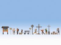 NOCH 0016210 H0 In de bergen figuren Geverfd, Staand - thumbnail