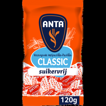 Anta Verzorgende Keelpastilles Classic Suikervrij 120 g bij Jumbo