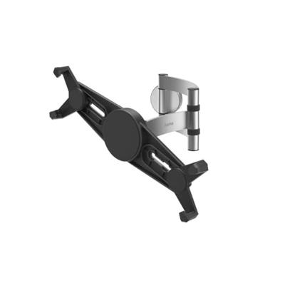 Hama Wandhouder voor tablets van 7 inch tot 11 inch (tablethouder verstelbare arm: draaibaar en kantelbaar, met kabelafdekking, ideaal iPad, Samsung Tab en Plus) aluminium
