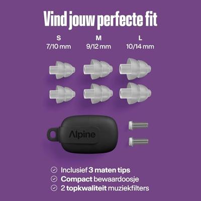 Alpine Partyplug Pro Transparant (2025) gehoorbescherming Alpine Partyplug Pro Transparant (2025) gehoorbescherming
