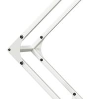 Brandhoutrek 80x25x80 cm koudgewalst staal wit - thumbnail