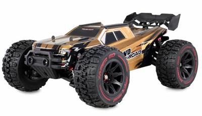 Amewi Hyper GO Zwart, Goud Brushless 1:14 RC auto Elektro Truggy 4WD RTR 2,4 GHz Amewi Hyper GO Zwart, Goud Brushless 1:14 RC auto Elektro Truggy 4WD RTR 2,4 GHz