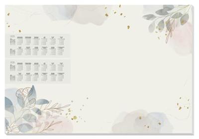 Sigel SI-HO304 Designonderlegger Pastel Garden A2 + Kalender 24/25 30 Vel Sigel SI-HO304 Designonderlegger Pastel Garden A2 + Kalender 24/25 30 Vel