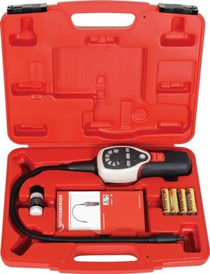 Rothenberger Lekdetector | detectiesnelheid 3 g/a binnen 3 seconden | 6 V (4 AA-batterijen meegeleverd) | 1 stuk - 1500002241 1500002241