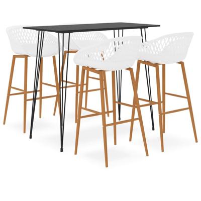 5-delige Barset zwart en wit