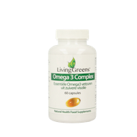 Livinggreens Omega 3 visolie complex 60 Capsules - thumbnail