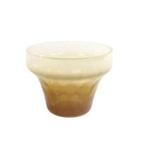 Theelichthouder Eline S glas bruin/crème 10 cm | 12 stuks - thumbnail