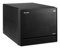 Shuttle sw580r8 black xpc cube pc barebone, lga1200, intel, 4x ddr4, dimm, m.2, 500w 80+ gold - thumbnail