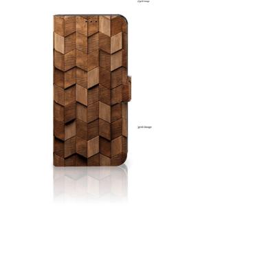 Book Style Case voor OnePlus 10T Wooden Cubes Book Style Case voor OnePlus 10T Wooden Cubes