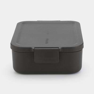 Brabantia Make & Take lunchbox medium, kunststof dark grey