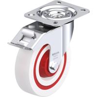 Blickle L-POW 125KF-FI Zwenkwiel met rem Wieldiameter: 125 mm Draagvermogen (max.): 220 kg 1 stuk(s) - thumbnail