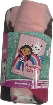 Gabby's Dollhouse fleece deken a meow-zing 100x150 cm Gabby's Dollhouse fleece deken a meow-zing 100x150 cm