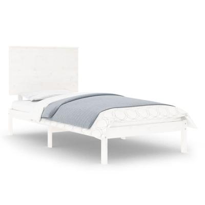 Bedframe zonder matras massief grenenhout wit 140x200 cm Bedframe zonder matras massief grenenhout wit 140x200 cm