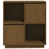 Dressoir 74x35x80 cm massief grenenhout honingbruin - thumbnail