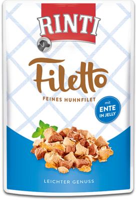 RINTI Filetto Chicken fillet with duck - natvoer voor honden - 100g