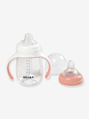 Leerfles 2 in 1 (210 ml) BEABA roze