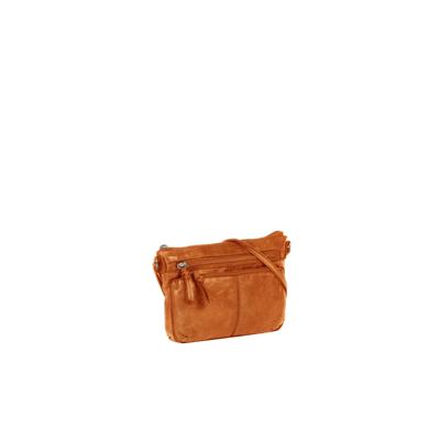 Justified Bags Justified Bags® Roma Top Zip Cognac