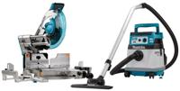 Makita DLX2380UX1 Accu Combiset DLS211 & DVC157 AWS 2x18V Basic Body - thumbnail