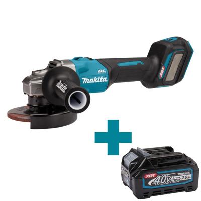 Makita GA026GZ | 40 V Max | Haakse slijper | 125 mm | Body | Zonder Accu's & Lader
