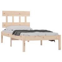 Bedframe massief hout 90x190 cm - thumbnail