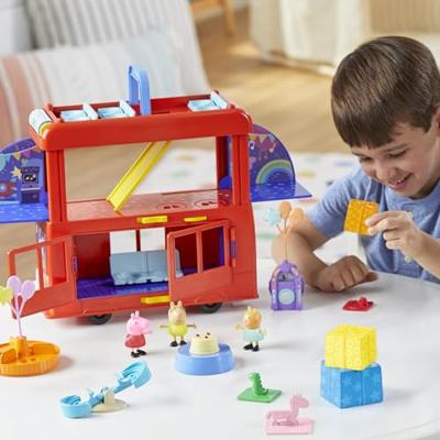Peppa Pig, 2 in 1 partybusset