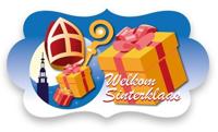 Haza Witbaard Feestbord welkom sinterklaas - thumbnail