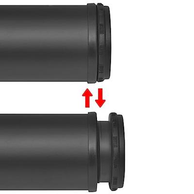 VidaXL Tafelpoten in hoogte verstelbaar zwart 1100 mm 4 st