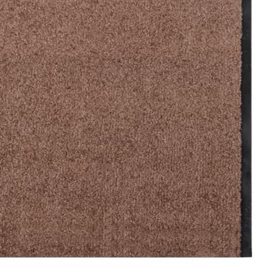 Deurmat Bruin en zwart 120 x 350 cm Polypropyleen en vinyl