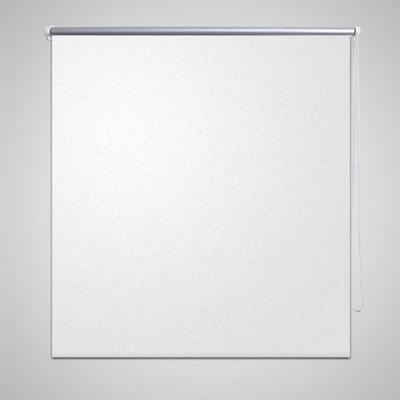 VidaXL Rolgordijn verduisterend 124,4 x 175 cm stofbreedte 120 cm wit