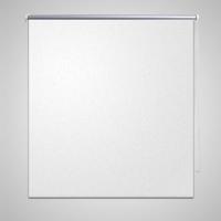 VidaXL Rolgordijn verduisterend 124,4 x 175 cm stofbreedte 120 cm wit - thumbnail