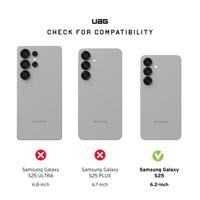 Urban Armor Gear Pathfinder Outdoor telefoonhoes Samsung Galaxy S25 Grijs, Transparant Inductieve lading, Stootbestendig - thumbnail