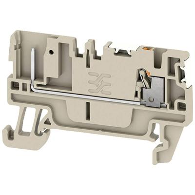 Weidmüller 2675680000 Doorgangsserieklem Push-In-klem, Steekaansluiting Donkerbeige 50 stuk(s)